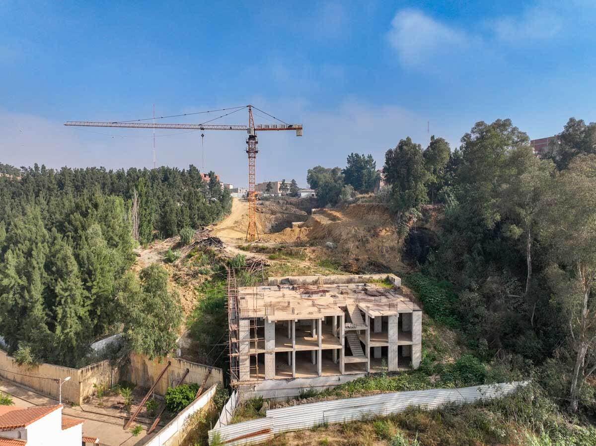 Infrastructure achevée au niveau du bloc H